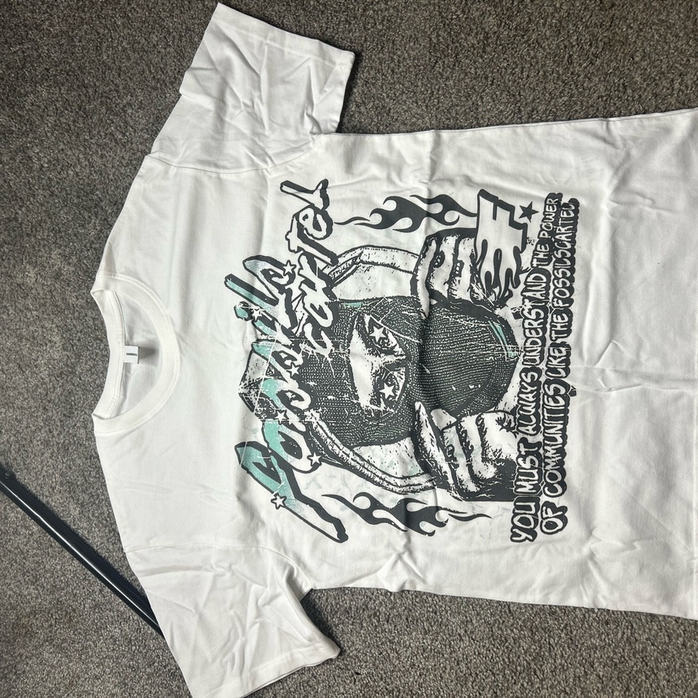 White Graphic T-Shirt